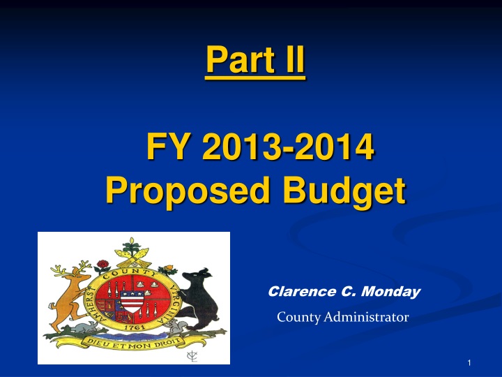 part ii fy 2013 2014 proposed budget