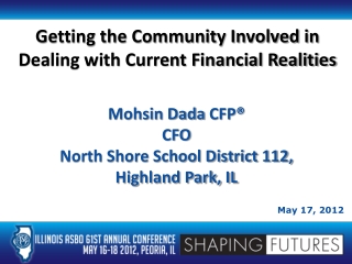 Getting the Community Involved in Dealing with Current Financial Realities