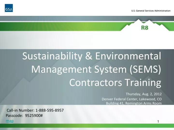 sustainability environmental management system sems contractors training
