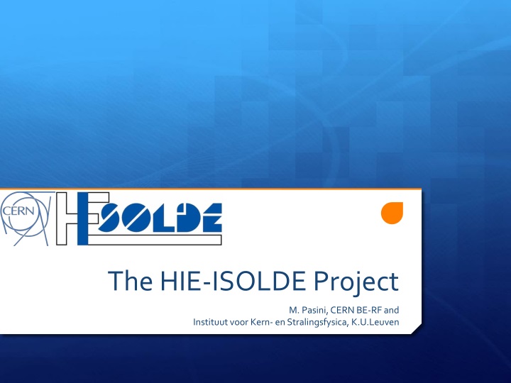 the hie isolde project