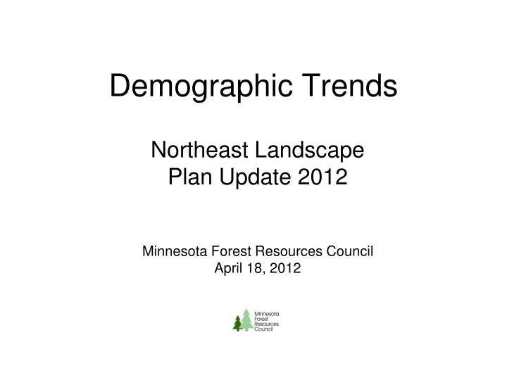 demographic trends