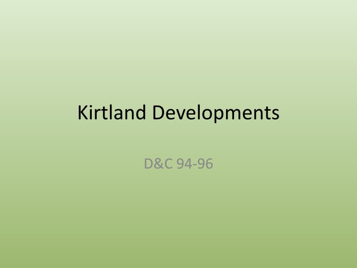 kirtland developments