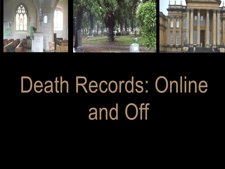 death records online and off
