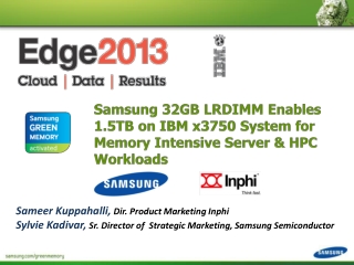 samsung 32gb lrdimm enables 1 5tb on ibm x3750
