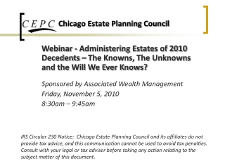 Chicago Estate Planning Council