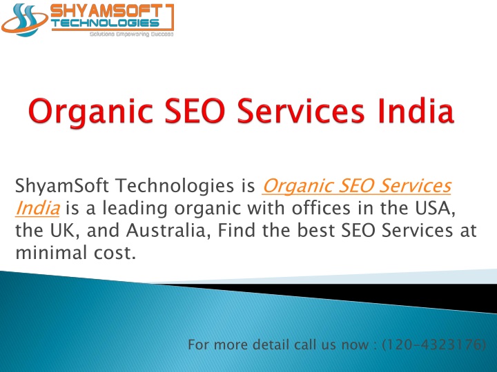 organic seo services india