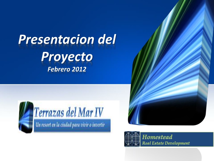 presentacion del proyecto febrero 2012