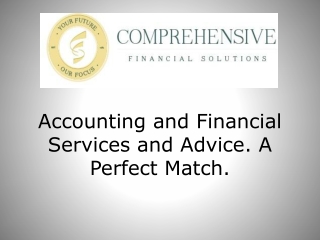Accounting and Financial services and advice