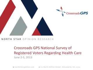 Crossroads GPS National Survey of Registered Voters Regarding Health Care