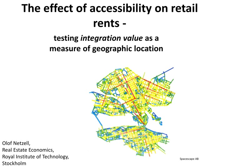 the effect of accessibility on retail rents