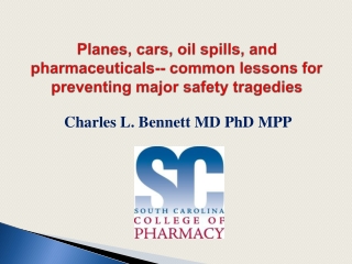 Charles L. Bennett MD PhD MPP