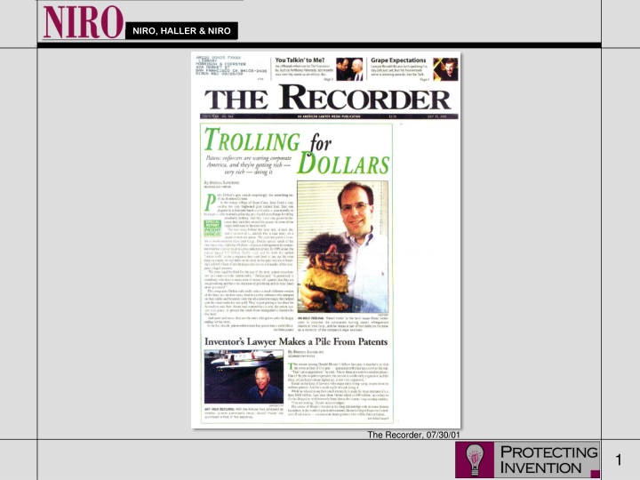 the recorder 07 30 01