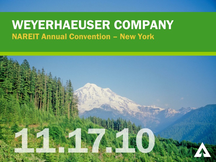 weyerhaeuser company nareit annual convention new york
