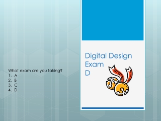 Digital Design Exam D