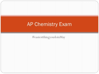 AP Chemistry Exam
