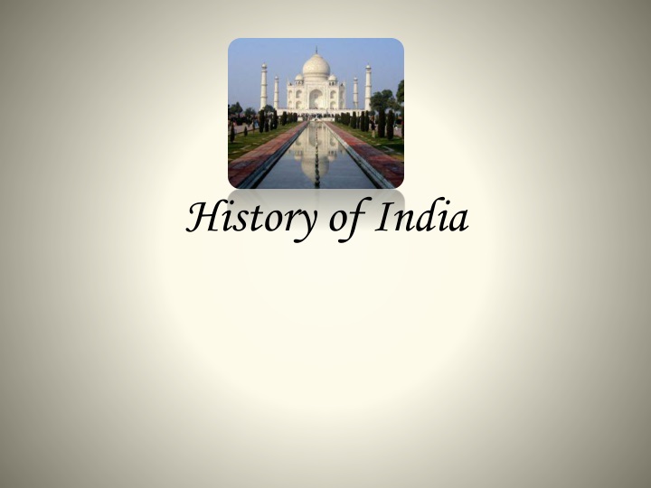 history of india