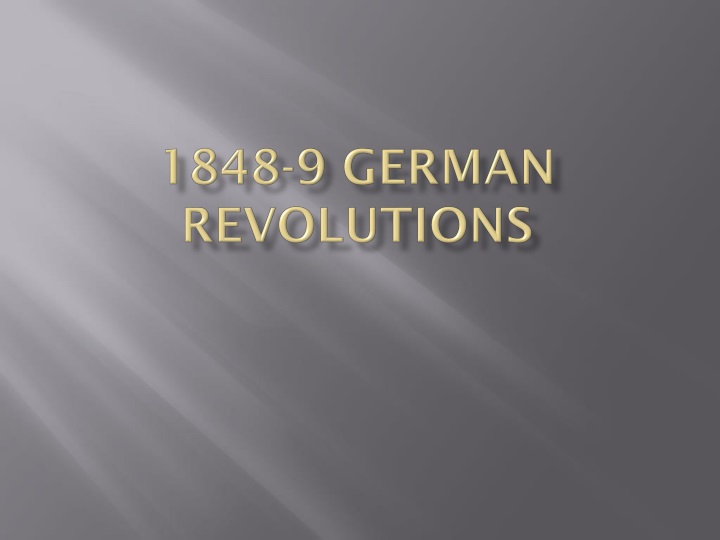 1848 9 german revolutions