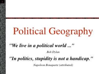 Political Geography