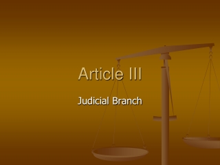 Article III