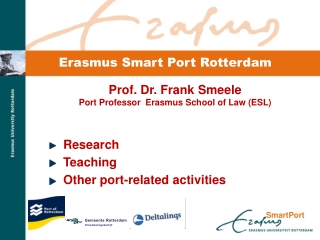 Erasmus Smart Port Rotterdam