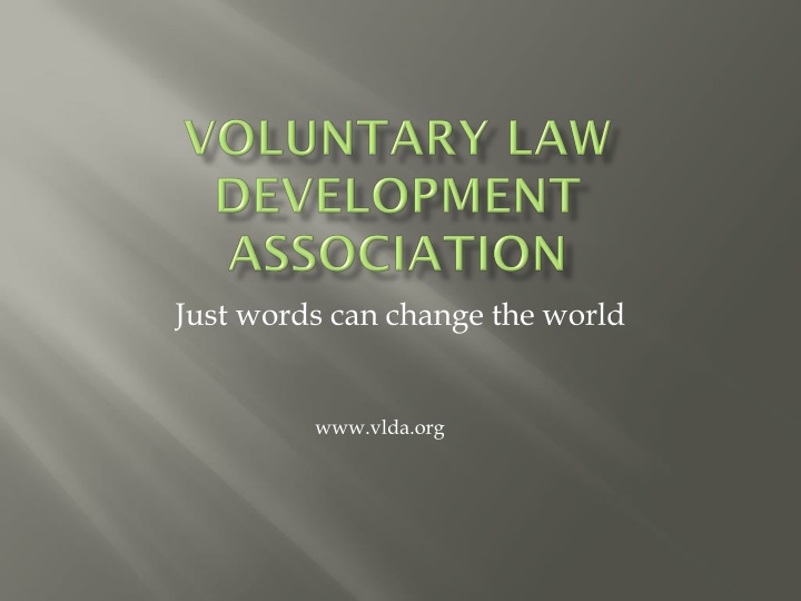 voluntary law development association