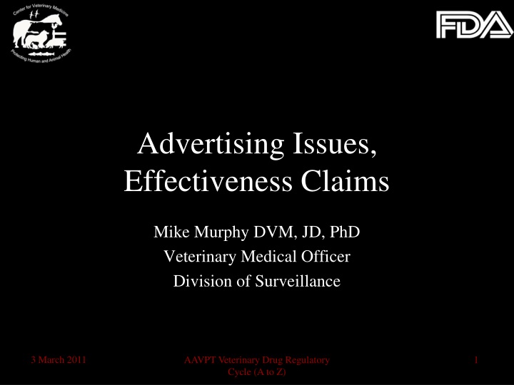 advertising issues effectiveness claims