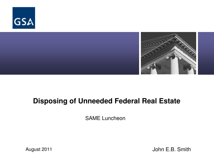 disposing of unneeded federal real estate