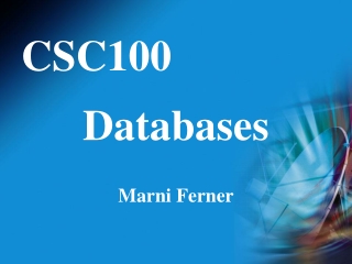 CSC100