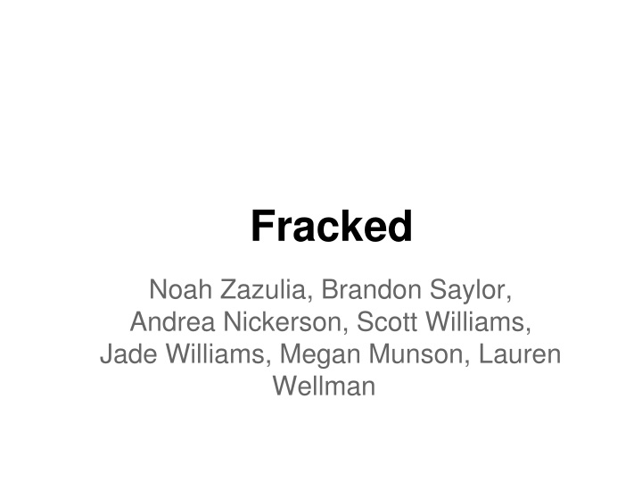 fracked