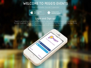 Pegg'd Events - Social event Calendar iOS App | Buy and Sell