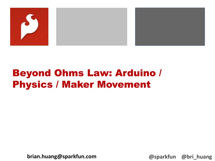 beyond ohms law arduino physics maker movement