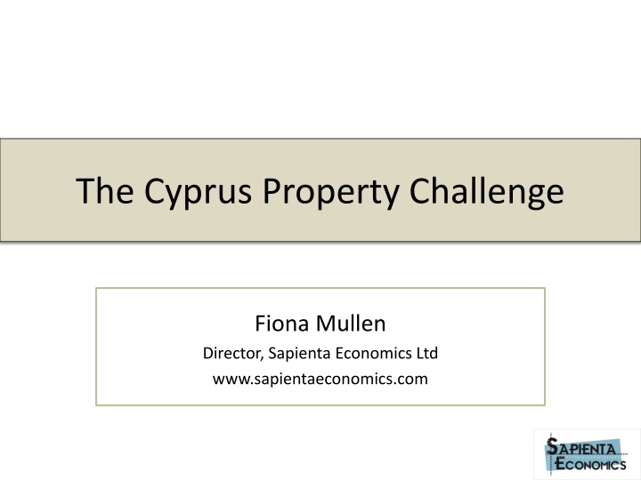 the cyprus property challenge