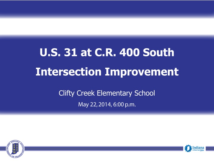u s 31 at c r 400 south intersection improvement