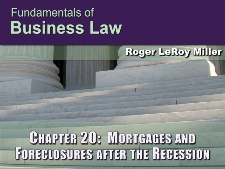 chapter 20 mortgages and foreclosures after the recession