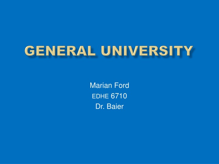 general university