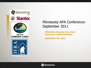 Minnesota APA Conference-September 2011