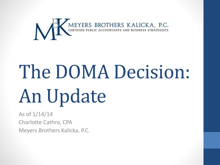 the doma decision an update