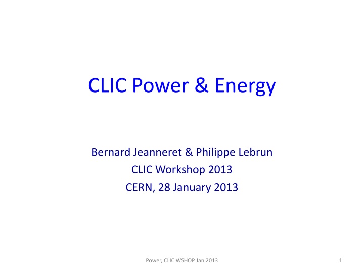 clic power energy