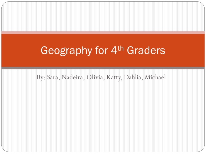 geography for 4 th graders