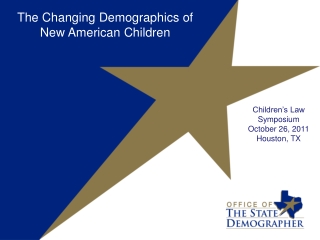 The Changing Demographics of New American Children
