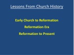 Lessons From Church History - slide 1