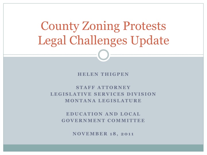 county zoning protests legal challenges update
