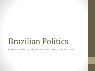 Brazilian Politics