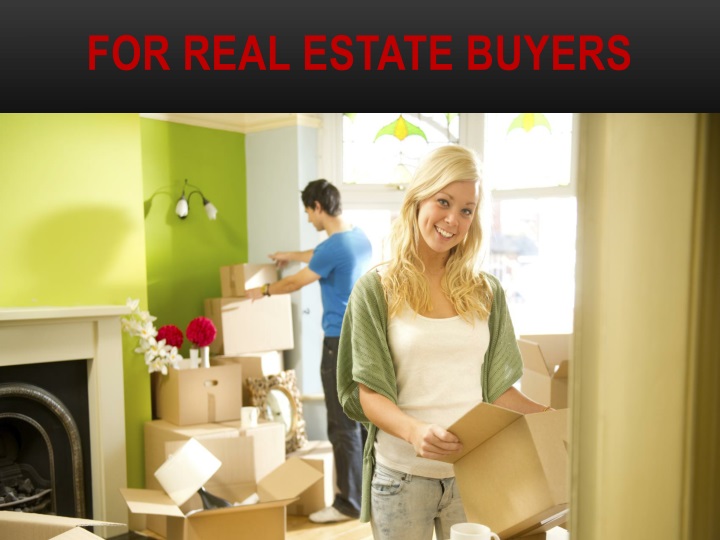 for real estate buyers