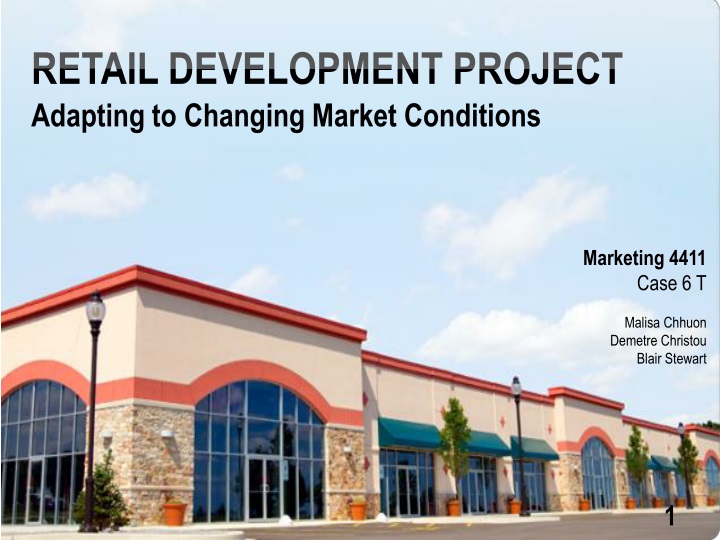retail development project adapting to changing market conditions