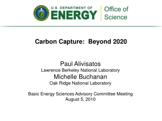 Carbon Capture:  Beyond 2020