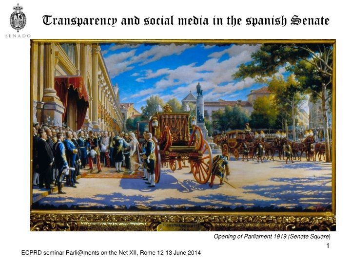 transparency and social media in the spanish