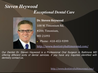 Dr.Steven Haywood - Dentist