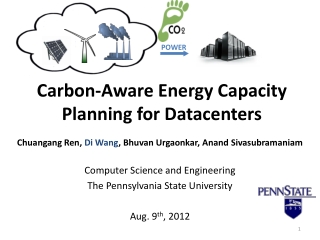 Carbon-Aware Energy Capacity Planning for Datacenters