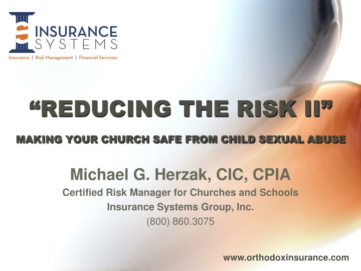 reducing the risk ii making your church safe from child sexual abuse